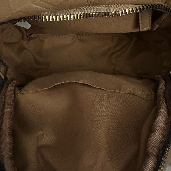 Adrienne Vittadini Brown Quilted Sling Crossbody Bag | Like New Condition - Picture 9 of 12